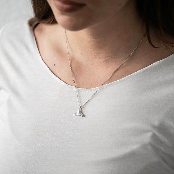 Materia Kettenanhänger Silber Walflosse / Delfinflosse günstig online kaufen