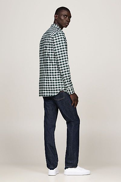 Tommy Hilfiger Oxford Hemd Karos Grün - Größe XL günstig online kaufen