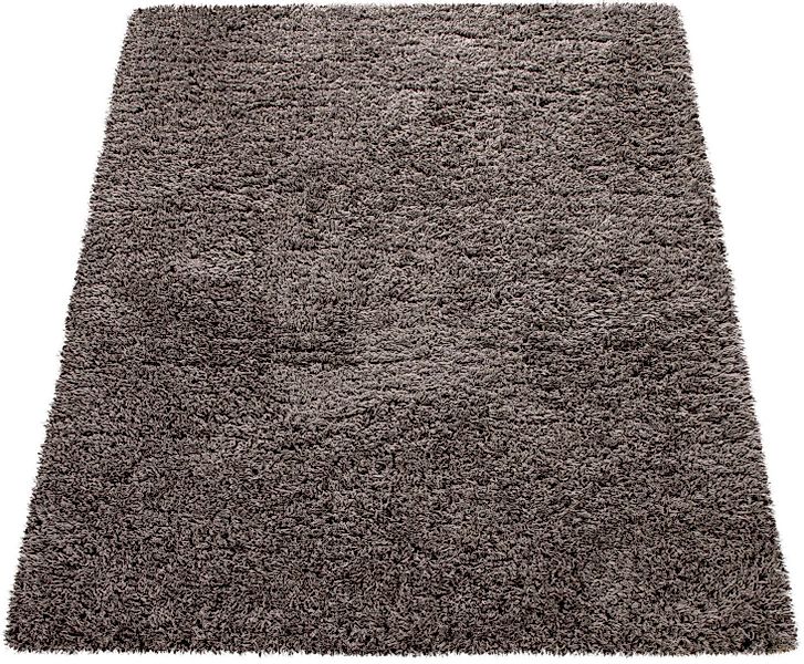 Paco Home Hochflor-Teppich »Milano 861«, rechteckig, 74 mm Höhe, Uni-Farben günstig online kaufen