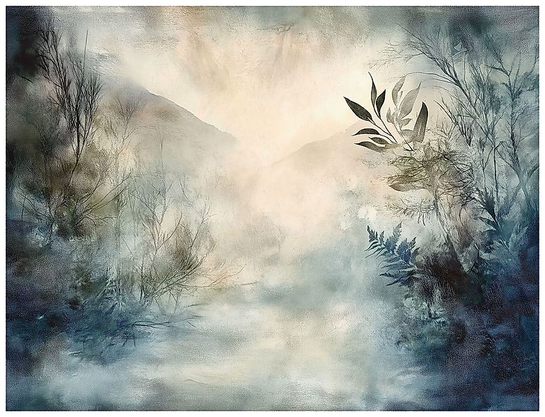 Wallarena Fototapete Landschaft Natur Blau Vlies günstig online kaufen