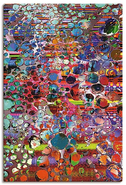 Artland Leinwandbild "Hölzernes Hochland" Muster 1 Stk. tlg. auf Keilrahmen günstig online kaufen