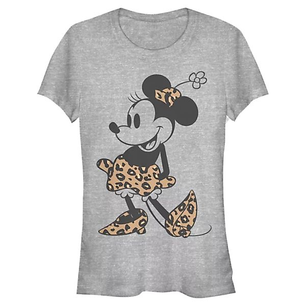 Disney Classics - Micky Maus - Minnie Maus Leopard Mouse - Frauen T-Shirt günstig online kaufen