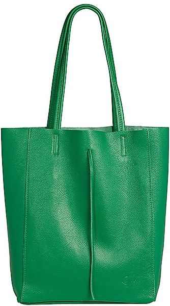 Caspar Schultertasche - Großer Damen Leder Shopper Tasche - CLASSIC LINE - günstig online kaufen