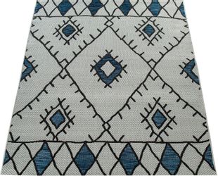 Paco Home Teppich "Kuba 124" rechteckig 4 mm Höhe Flachgewebe, Rauten Desig günstig online kaufen