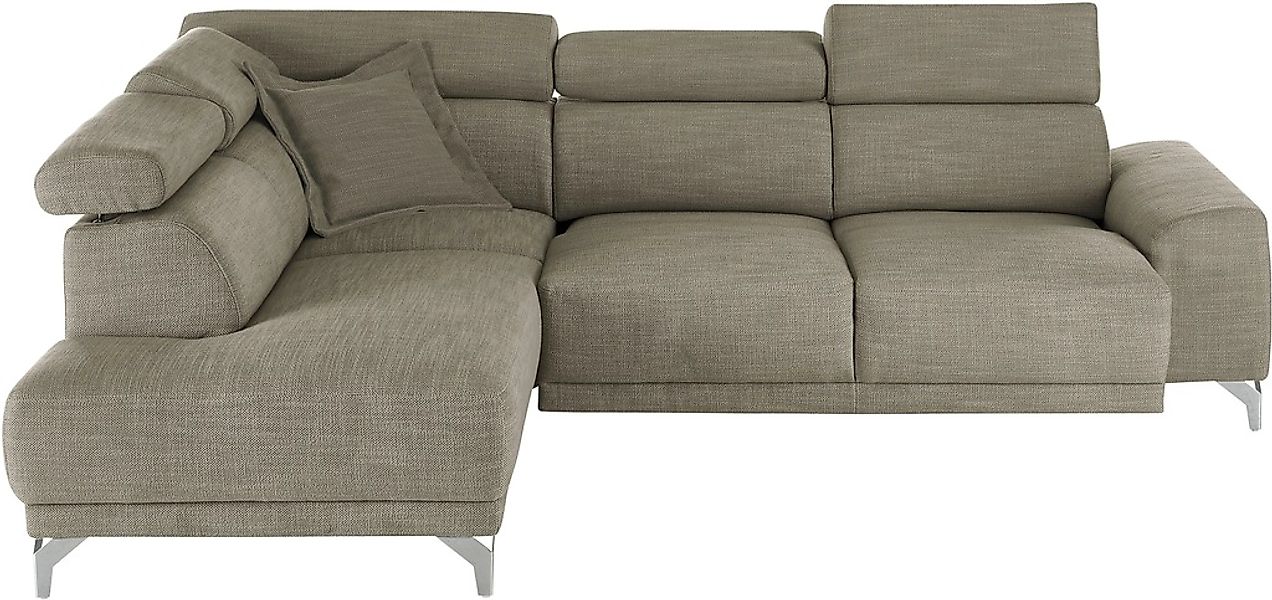 3C Candy Ecksofa »Greve Sofa immer mit manuelle Kopfteilverstellungen, mode günstig online kaufen