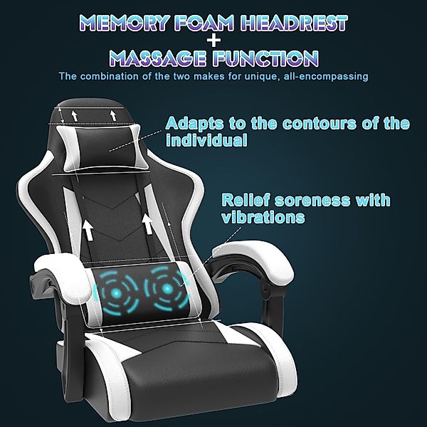 Furnicopia Gaming-Stuhl Gaming Chair Ergonomisch höhenverstellbar günstig online kaufen