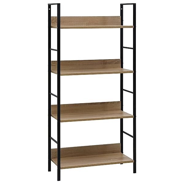 vidaXL Bücherregal Bücherregal 4 Regalböden Eiche günstig online kaufen