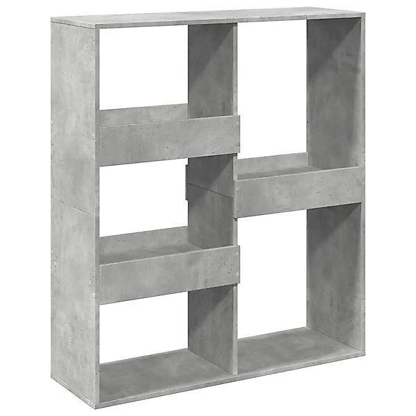 vidaXL Bücherregal/Raumteiler Betongrau 100x33x115 cm 854511 günstig online kaufen