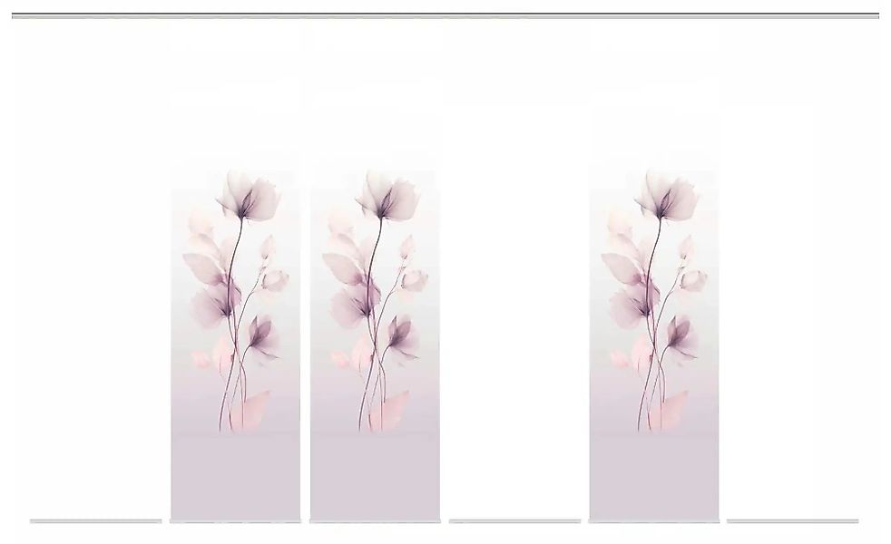 HOME Wohnideen Schiebevorhang   ¦ lila/violett ¦ Synthetik ¦ Maße (cm): B: günstig online kaufen