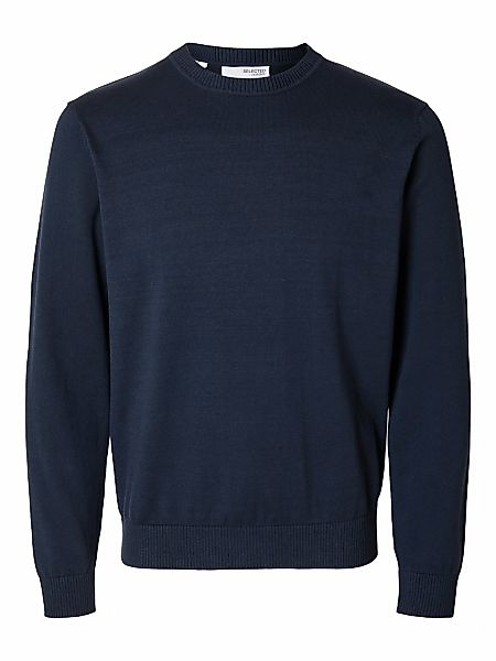 SELECTED HOMME Rundhalspullover "SLHZREG-KRIS KNIT LS CREW NECK D" günstig online kaufen