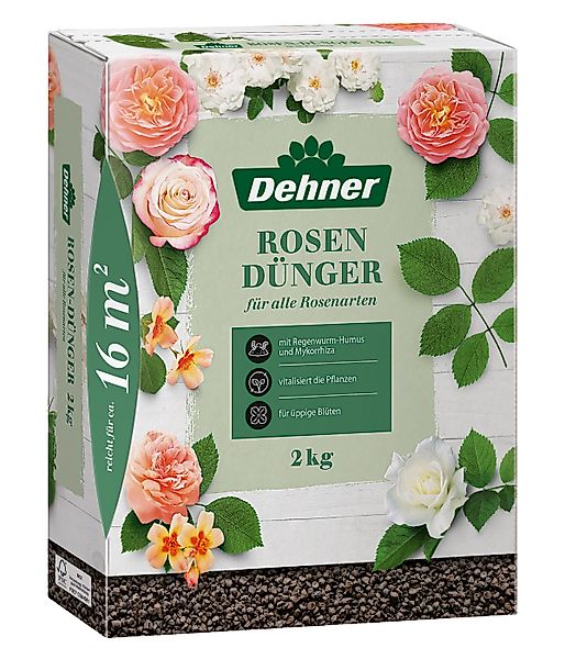 Dehner Gartendünger Rosendünger, hochwertiger NPK-Dünger, organisch-mineral günstig online kaufen