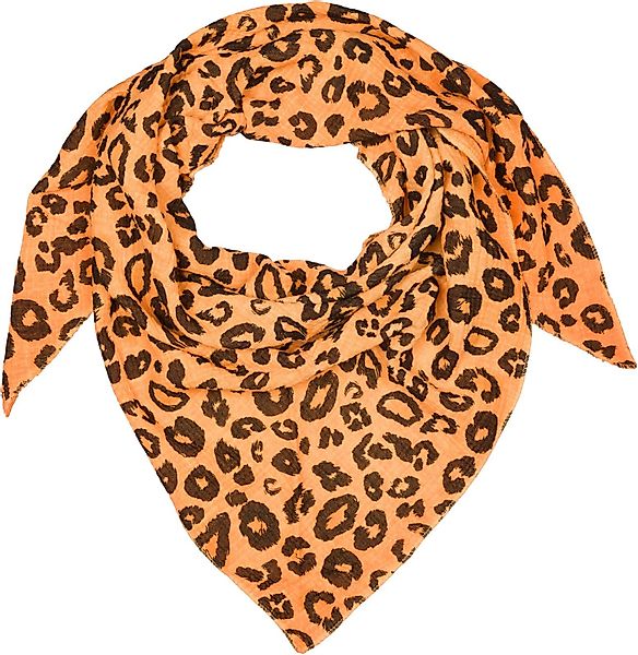 styleBREAKER Dreieckstuch Musselin Dreiecktuch Leoparden Print, günstig online kaufen