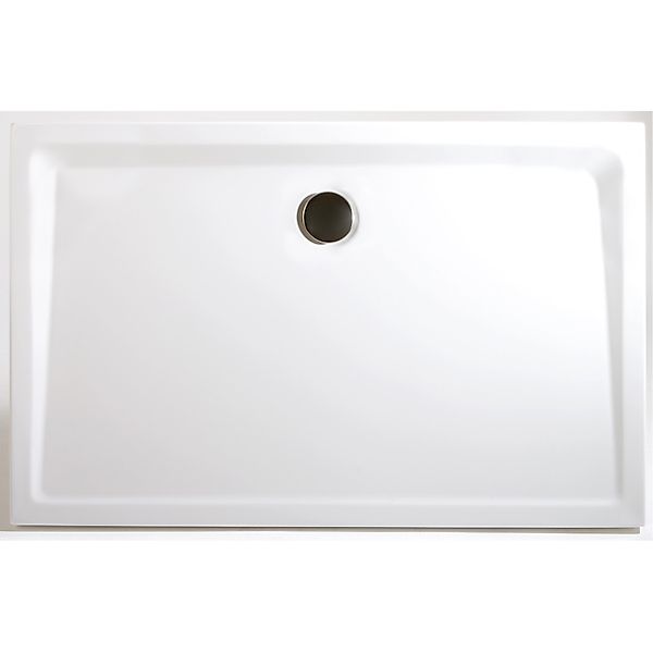 Schulte Duschwannen-Set Extraflach Rechteck 90 cm x 80 cm Alpinweiß günstig online kaufen