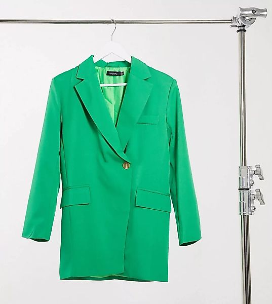 NaaNaa Tall – Oversize-Dad-Blazer in Grün günstig online kaufen