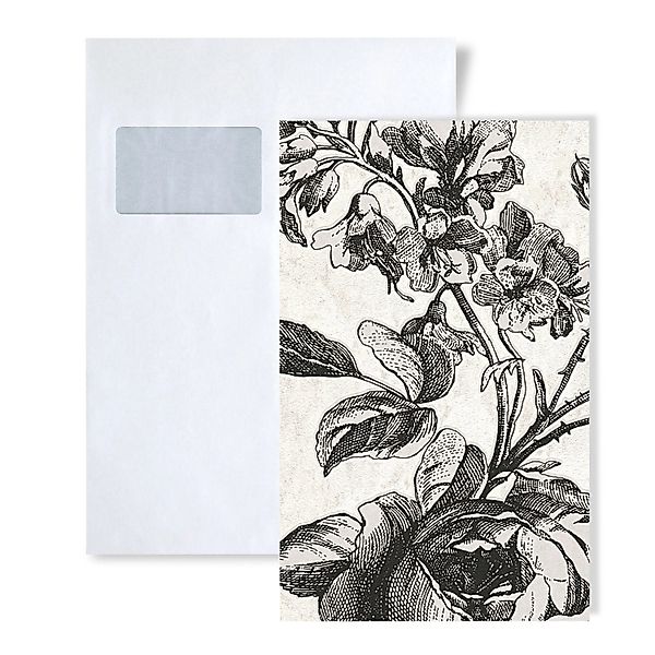 PROFHOME 1 MUSTERSTÜCK S-387002-GU DIN A4 MUSTER der Toile De Jouy Tapete günstig online kaufen
