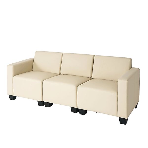 MCW 3-Sitzer Sofa Moncalieri Creme günstig online kaufen