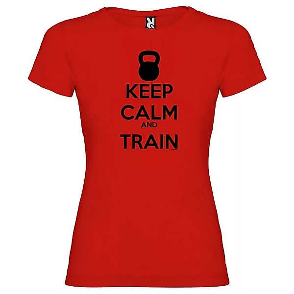 Kruskis Keep Calm And Train Kurzärmeliges T-shirt 2XL Red günstig online kaufen