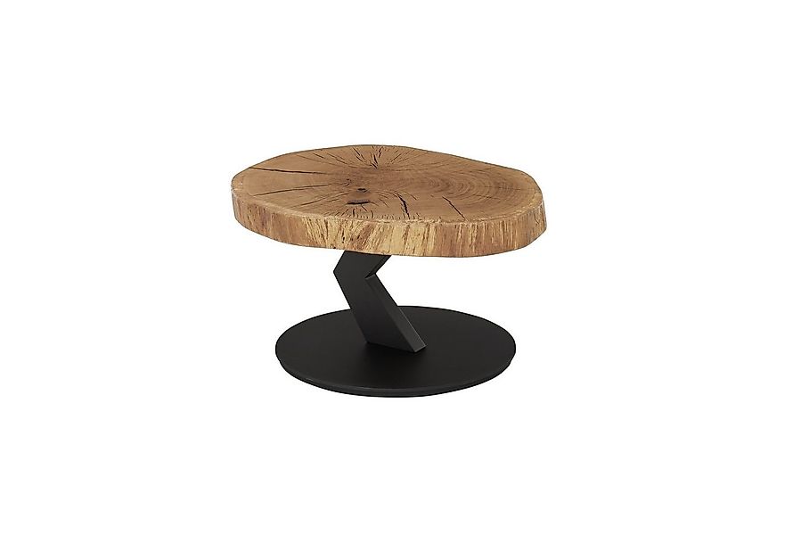 freiraum Couchtisch BILOXI, rollbar, Eiche Massivholz / Holzwerkstoff / Met günstig online kaufen