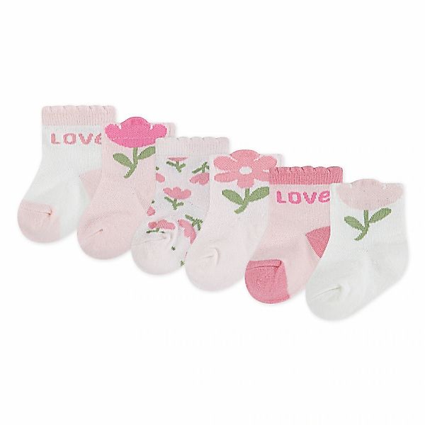 HUGGIES babywear Socken "HGHG 6PK SOCK" Packung, 6 Paar tlg. mit Stickereie günstig online kaufen