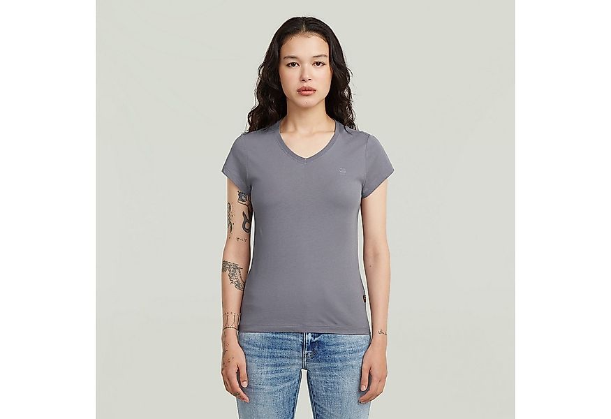 G-STAR V-Shirt Eyben mit Label günstig online kaufen