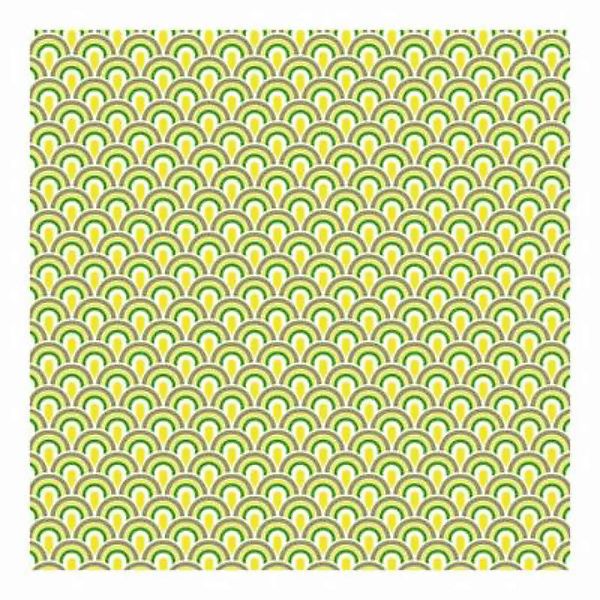 Bilderwelten Kindertapete No.TA99 Retromuster Grün-Gelb grün Gr. 288 x 288 günstig online kaufen
