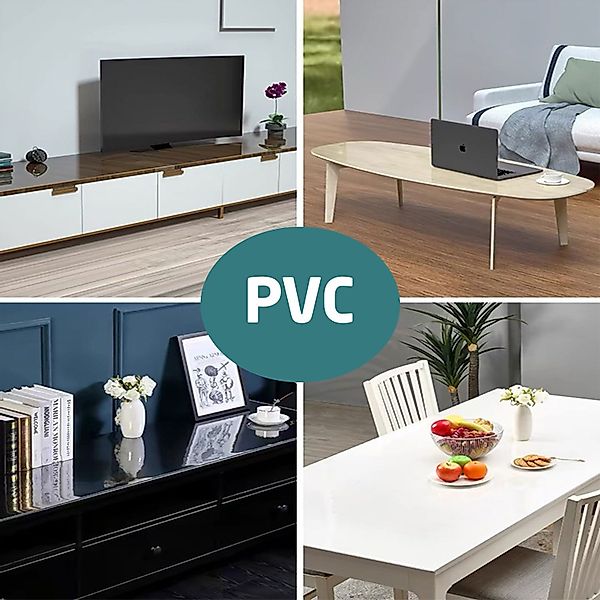 Dekonaz Tischdecke PVC Tischdecke Transparent Tischfolie günstig online kaufen