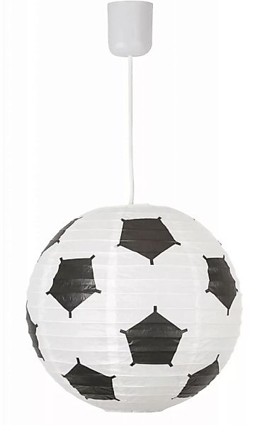 Leuchtenschirm aus Papier im Fussball-Design 30 cm Frankie günstig online kaufen