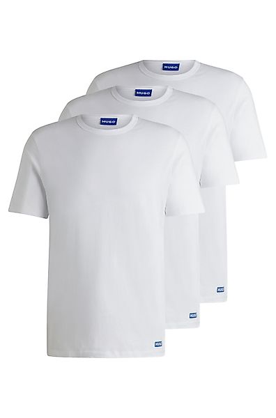 HUGO Blue T-Shirt "BLUE Naolo" Packung, 2 Stk. tlg. mit kleinem Label am Sa günstig online kaufen