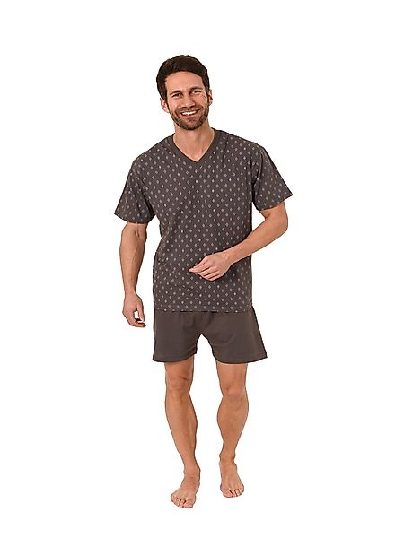 Normann Pyjama Herren Shorty Schlafanzug kurzarm günstig online kaufen