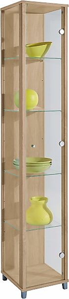 fif möbel Vitrine "OPTIMA Höhe ca. 172 cm" Standvitrine/Glasvitrine 1x Glas günstig online kaufen