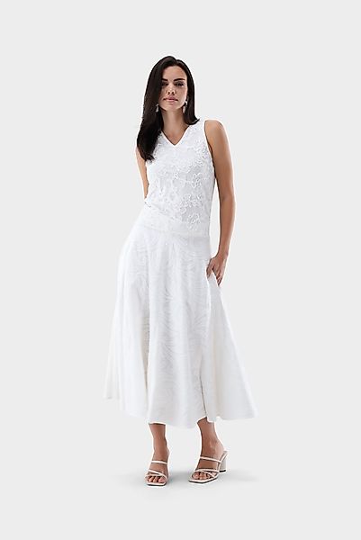 Strick-Top aus Rippstrick mit Stickerei günstig online kaufen