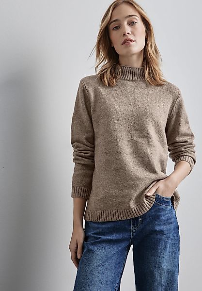 STREET ONE Strickpullover, mit Rippbündchen günstig online kaufen
