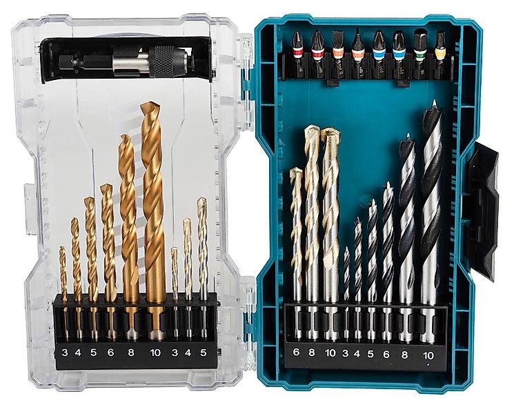 Makita Bohrer- und Bit-Set E-07032, (Bohrer-Bit-Set, 1-tlg., 27 Teile) günstig online kaufen