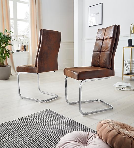 INOSIGN Esszimmerstuhl Lale Freischwinger, (2 Stück) günstig online kaufen
