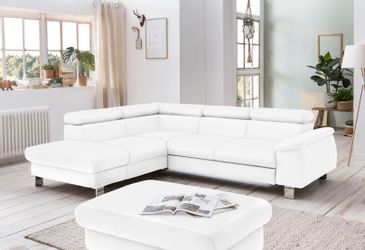 COTTA Ecksofa "Komaris L-Form, B: 249 cm" mit Kopfteilverstellung, optional günstig online kaufen