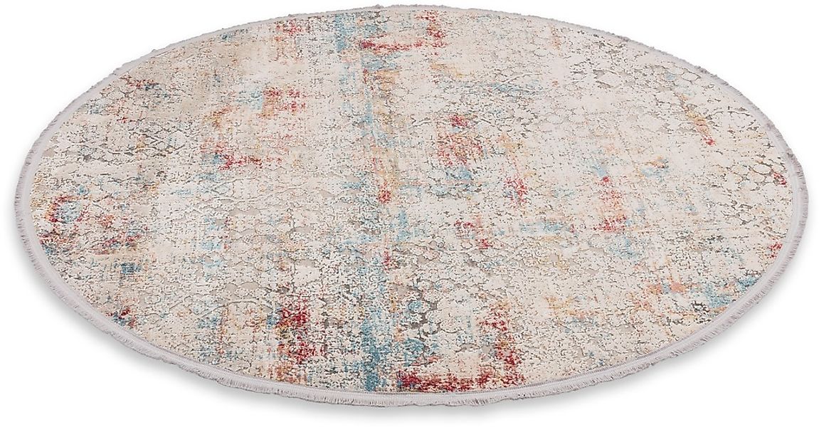 ASTRA Teppich »Gravina 231«, rund, 8 mm Höhe, seidiger Schimmer durch Visko günstig online kaufen