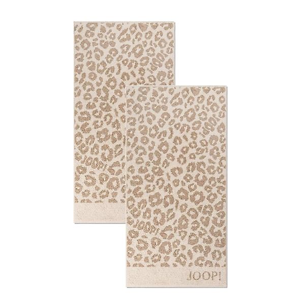 2 Stück Joop! Handtücher Leo Allover 1707-36 creme 50x100 günstig online kaufen