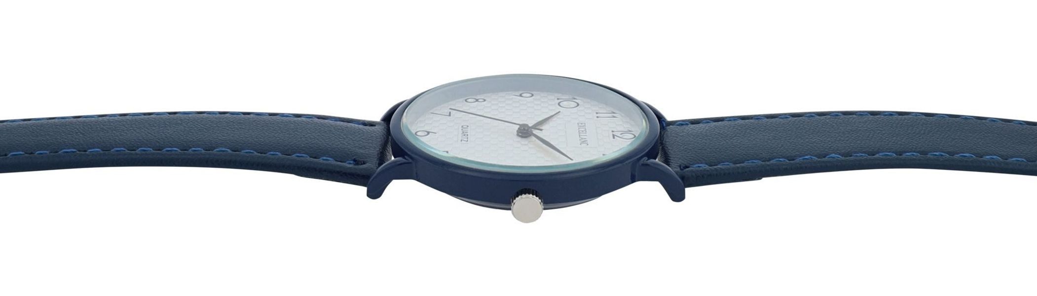 Excellanc Quarzuhr 1900304 mit Lederimitationsband, 3 günstig online kaufen