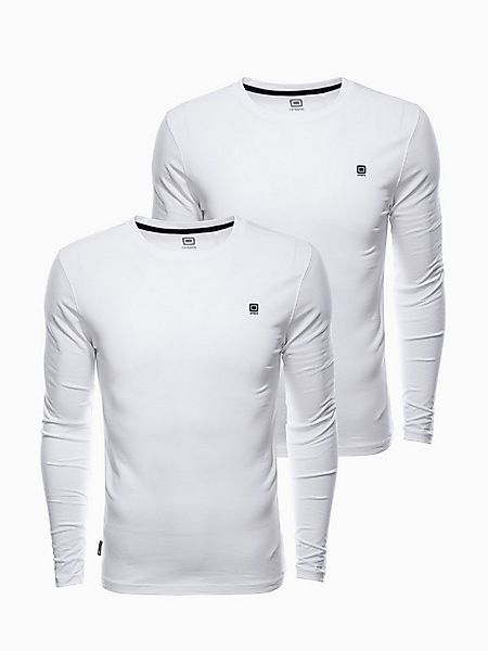OMBRE Longsleeve Longsleeve- 2er Set für Herren mit Elasthan günstig online kaufen