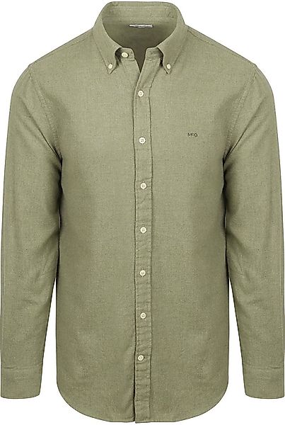 McGregor Hemd Flanell Melange Sage Grün - Größe XXL günstig online kaufen
