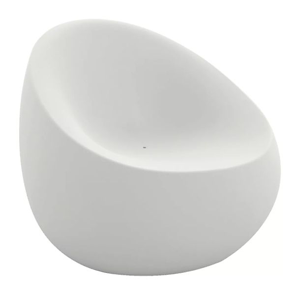 Vondom - Stones Gartensessel - weiß/glänzend/BxTxH 88x81x78cm günstig online kaufen