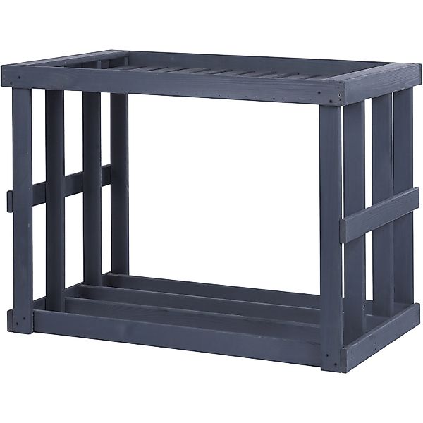 Westmann Holz Kaminholzregal Stephan Anthrazit 52x108x74 cm günstig online kaufen