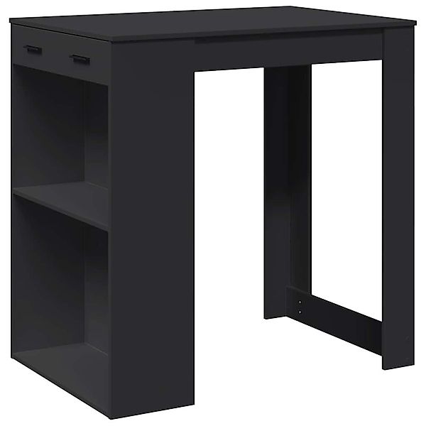 vidaXL Esstisch Bartisch Schwarz 102x70x103,5 cm günstig online kaufen