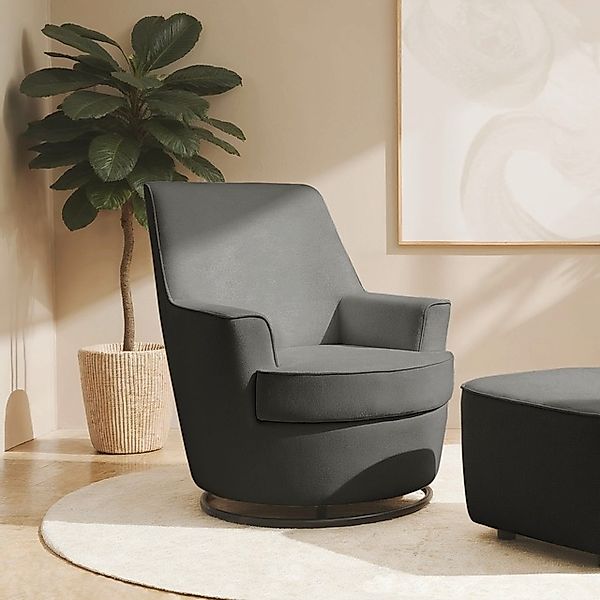 INOSIGN Drehsessel »HETTY, Drehsessel mit Wippfunktion, Lese-Sessel in Cord günstig online kaufen