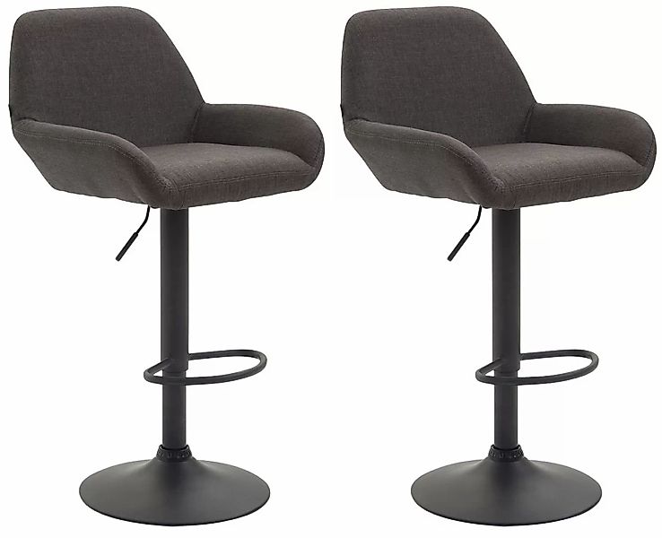 CLP Barhocker Braga Stoff (2er Set, günstig online kaufen