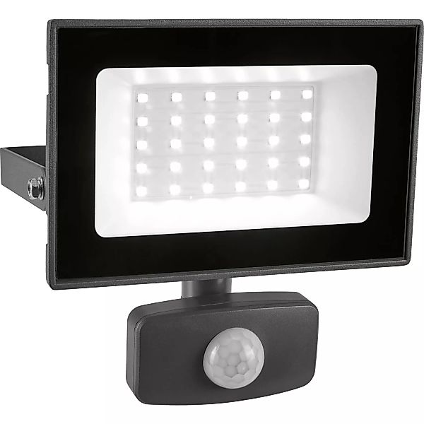 LED Strahler 30 W mit Sensor Grau günstig online kaufen