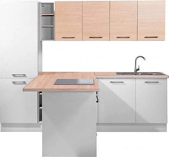 BASIC by Balculina Küchenzeile "Girona B/H/T 265x211x200 cm" Breite 265cm, günstig online kaufen