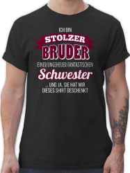 Shirtracer T-Shirt Ich bin stolzer Bruder günstig online kaufen