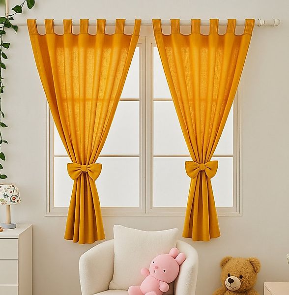 Alavya Home® Vorhang Alice PREMIUM Musselin Stoff (2 St), Schlaufen, Lichts günstig online kaufen