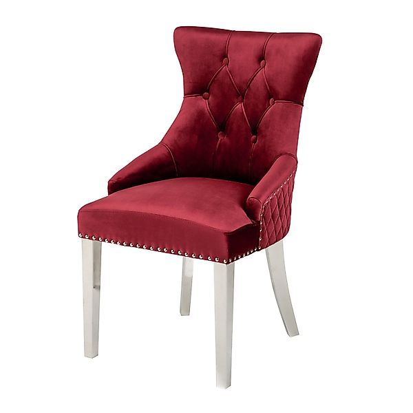 riess-ambiente Polsterstuhl CASTLE DELUXE rot / günstig online kaufen